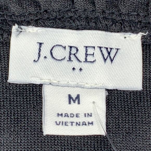 J Crew NWT Blouse Sleeveless Ruffle Neckline Black Size M - Picture 9 of 11